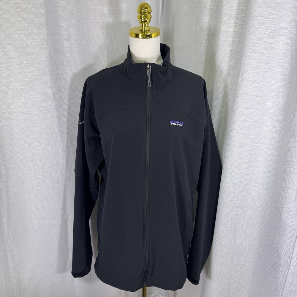 Patagonia Adze Jacket Windproof Lightweight Windbreaker Black Womens‎ XL NERDERY